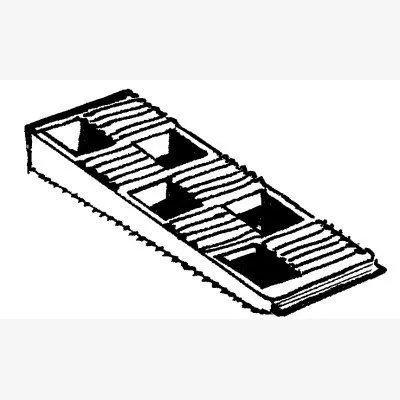 Box mit 100 Kunststoffkeilen KDS 3010 80x30x10mm - Réf. KDSVP10