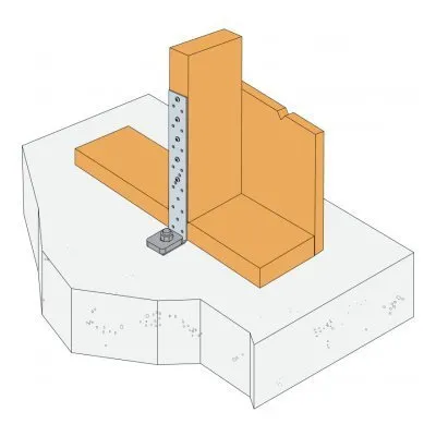 Zuganker 40x494x54mm Dicke 4mm - Réf. AH49050/4-FR