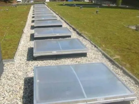 Öffnungen für eine Dachterrasse