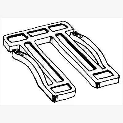 Packung von 1000 Universalkeilen 20x50 mm - Réf. SCJP751