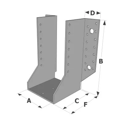 HECO-UNIX-plus, Senkkopf mit Frästaschen, T-Drive, Vollgewinde, weiß verzinkt, A2K, geölte Beschichtung - Réf. 46226
