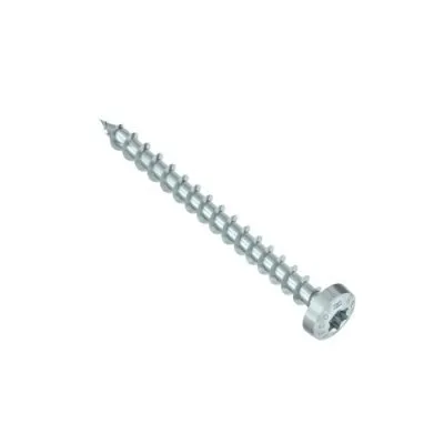 HECO-TOPIX-plus, Rundkopf, T-Antrieb, variables Gesamtgewinde, weiß verzinkt, A3K, Abm. 3,5x16mm - Réf. 60203