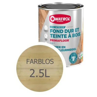 PRIMAFLOOR "2 in 1" : Hartgrundierung + Holzbeize in Wasserphase - Réf. 110