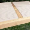 XL-Aluminiumlamelle 29 mm, Länge 2m, YAZD-Struktur, Sandbeige